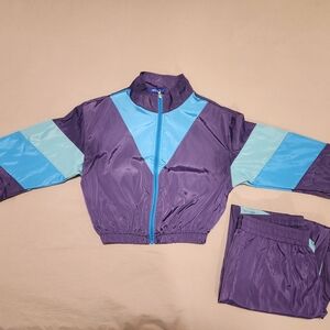 Women's Purple and Blue Jacket